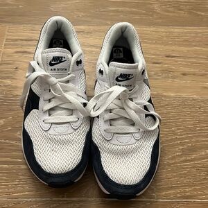 Mens Nike air max airmax air system systm 7.5 white navy shoes